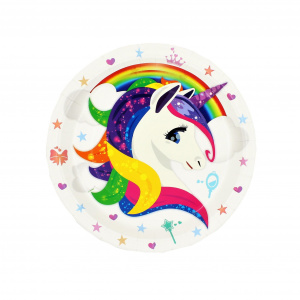 Set 8 farfurii 23 cm Unicorn - Img 1