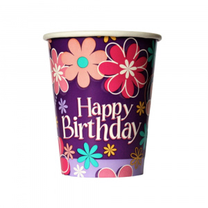 Set 8 pahare 250 ml Blossom