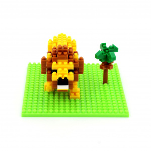 Set construcție Microbricks leu 166 piese