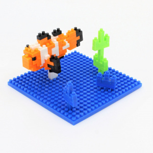Set construcție Microbricks pește 148 piese - Img 4