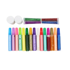 Set Glitter Art & Craft – 21 Piese | Culori Sclipitoare pentru Decorațiuni Creative