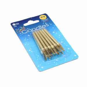 Set lumânări aniversare "Gold candles"