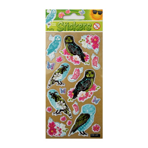 Set stickere Flower Owls
