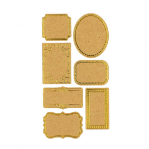 Set stickere Gold Labels 7 bucati - Img 2