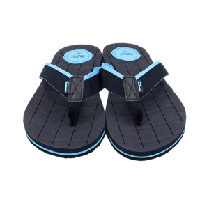 Șlapi flip-flop bărbați, Perletti, bleumarin cu albastru
