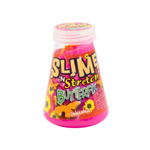 Slime roz cu figurină surpriză Butterfly