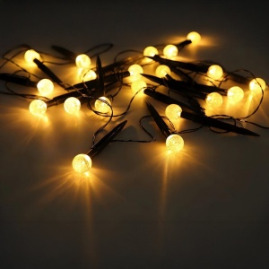 Set de lumini solare de grădină, tip ghirlandă cu 10 LED-uri IP44, 3.8M, 1.2v, Jumi