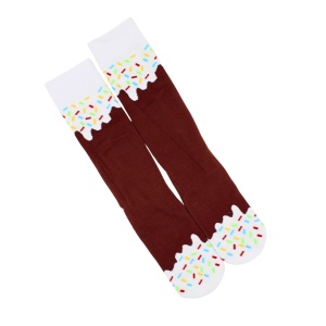 Șosete Funny Ice Cream unisex, model înghețată pe băț, multicolor, One Size, cadou amuzant