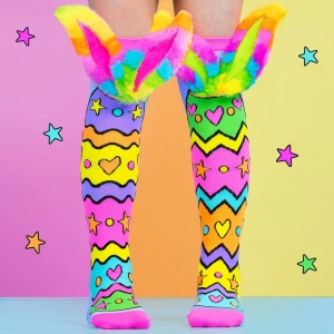 Șosete lungi colorate Madmia Bright and Bouncy pentru fete 3-5 ani