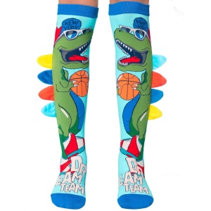 Șosete lungi colorate Madmia pentru băieți Dinosaur 3-5 ani