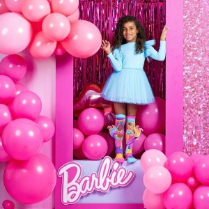 Șosete lungi colorate Madmia pentru fete fantasy Barbie Mermaid 3-5 ani