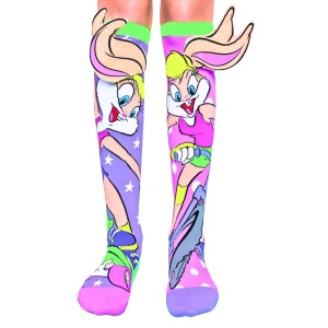 Șosete lungi colorate Madmia pentru fete Lolla Bunny 3-5 ani