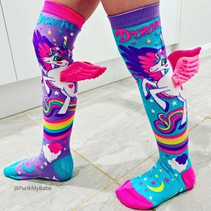 Șosete lungi colorate Madmia pentru fete Mini Pony 6-99 ani
