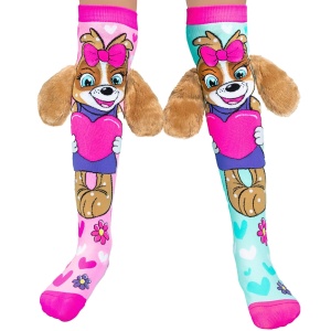 Șosete lungi colorate Madmia pentru fete Puppy love 6-99 ani
