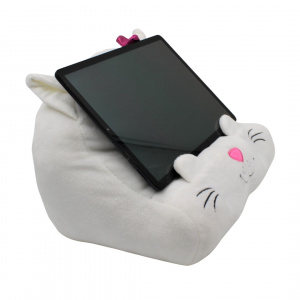 Suport carte sau tabletă din pluș pisicuță