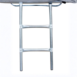 Trambulină de grădină Jumi, MOTION, 240 cm, cu plasă de protecție și scară, culoare negru