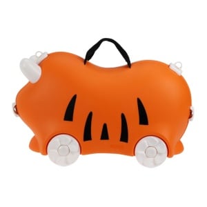 Troller Copii Tip Tigru – Valiză Ride-On cu Design Jucăuș, Cabin Approved, 52x21x32 cm