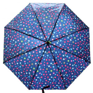 Umbrelă Mini Manuală Perletti – Dots & Stripes, Compactă și Ușoară, 4 Modele, Ideală pentru Geantă