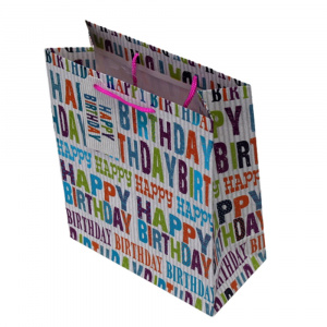 Punga cadou hartie L BIRTHDAY SMART