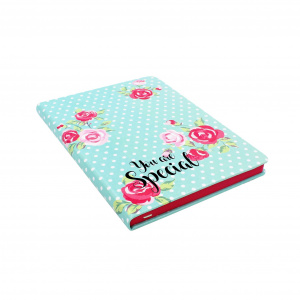 Agendă cadou pentru femei Nekupto – You Are Special, 80 file, design floral romantic