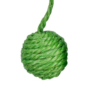 Ansamblu de joacă și stâlp sisal pentru pisici, Jumi, model cactus verde, 43 cm
