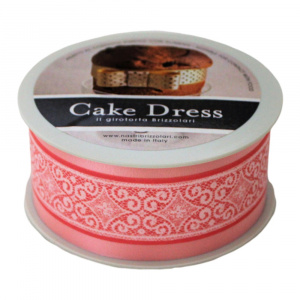 Bandă Decorativă Cake Dress, 45mm, Royal Roz, 20 m