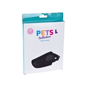 Botniță neagră, pentru câini, colecția Dogs, 13.5 cm, mărimea L