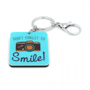 Breloc cu mesaj - Don't forget to smile - Img 2
