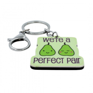 Breloc cu mesaj - We're a perfect pair - Img 2