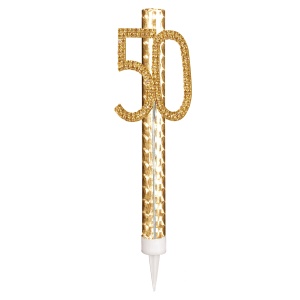 Cake Topper Artificii, 50 Ani, "Sparkle Celebration", Amscan