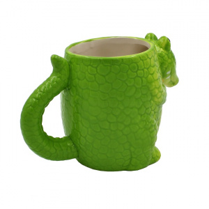 Cană ceramică formă de crocodil 250ml - Img 3