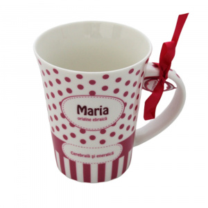 Cană din porțelan personalizată Maria