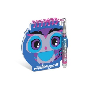 Carnețel de notițe, cu mini pix cu gel și stickere, 25 foi, personaj Louna - Nebulous Stars
