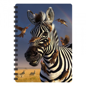 Carnețel zoo cu spirală 3D "LiveLife - Jailbird"