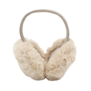 Căști pufoase mărimea XXL, pentru urechi, Antonio, Ø 14 cm, culoarea bej