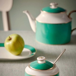 Ceainic din porțelan, Pip Studio, Gold-Green, 1.8l, colecție Pip Chique