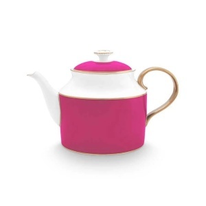 Ceainic din porțelan, Pip Studio, Gold-Pink, 1.8l, colecția Pip Chique