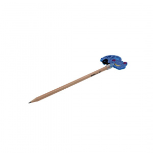 Creion figurină Mașinuță albastru 22 cm