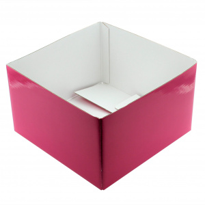 Cutie de cadou cu tissue paper, fundita decorativa si minifelicitare - Flori de cires