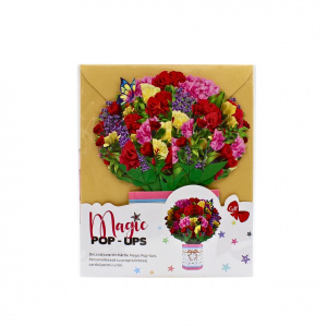 Decorațiune din hârtie Magic Pop-Ups Buchet diverse flori - Img 4