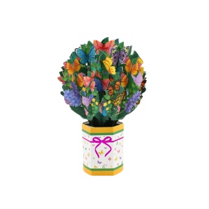 Decorațiune din hârtie Magic Pop-Ups Buchet fluturi - Img 1