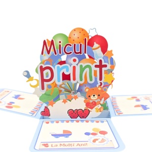 Decorațiune din hârtie Magic Pop-Ups Micul prinț