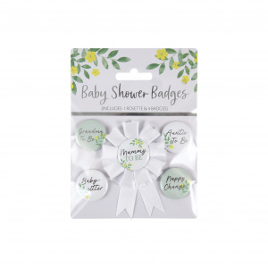 Ecusoane plastic pentru petrecerea Baby Shower