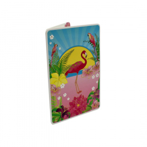 Felicitare Gold Retro Flamingo - Img 1