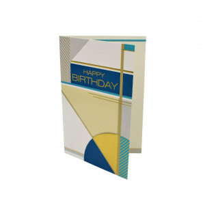 Felicitare Gold Sharp Birthday