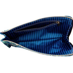 Geantă pentru cosmetice, Pip Studio, Dark Blue, 21x12.5x3.5 cm, colecția Querida