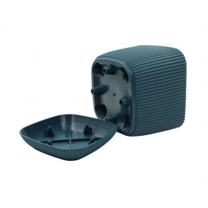 Ghiveci pentru flori 1800 ml plastic turcoaz