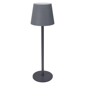 Lampă de masă, LED Touch, 10x36 cm, gri, 3 trepte de intensitate, lumină alb cald