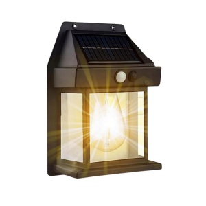 Lampă solară LED de exterior cu senzor de mișcare, pentru grădină și terasă, Pro Garden 
