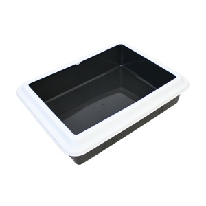 Litieră pentru pisici, 43x33x10 cm, Koopman, negru